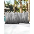 thumbnail image 6 of Outdoor Pillows Waterproof, Abstract Grey Bedding Throw Pillows with Insert for Couch Sofa Bed, Modern Gradient Minimalist Mottled Art 16x16 Inch Pillowcases Decorative Camping Patio Pillow Set of 2, 6 of 8