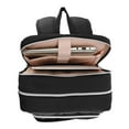 thumbnail image 4 of Swissdigital Design Smart School Backpack - KATY ROSE Rucksack with Integrated Charging Port - Black Platinum, 4 of 10