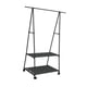 thumbnail image 5 of Perchero con ruedas, estable y resistente, ideal para entrada, guardarropa o dormitorio. Negro, 5 of 9