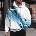 thumbnail image 2 of Mens Solid Color Sweatshirt Men's Sweatshirts Dressy Mens Quarter Zip Pullover Fleece Men's Hoodies Trendy Striped Sweater Men Cotton, 2 of 6