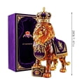 thumbnail image 2 of 2026 New 3D Lion Whisky Decanter 11.8 Fl Oz, Royal Lion Shaped Glass Liquor Bottle, Decorative Bar Decor for Home Bar Table Display, for Bourbon, 2 of 5