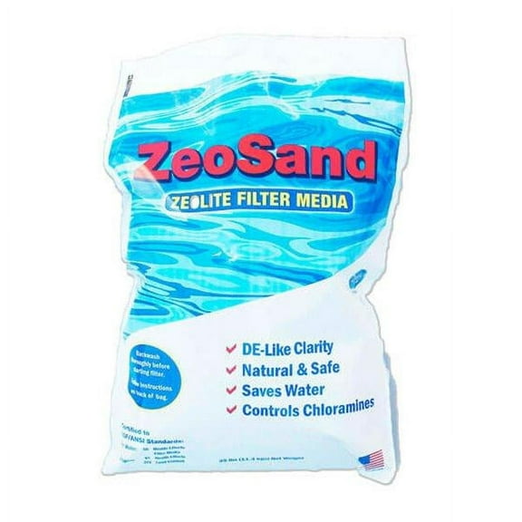 ZeoSand Zeolite Pool Filter Media – 50 lbs – Sand Filter Replacement for Swimming Pools