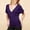 Purple, variant on Women's Short Sleeve Round Neck T-Shirt for Summer Casual Wear