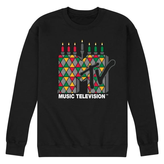 MTV - Kwanzaa - Men's Crew Neck Fleece Pullover