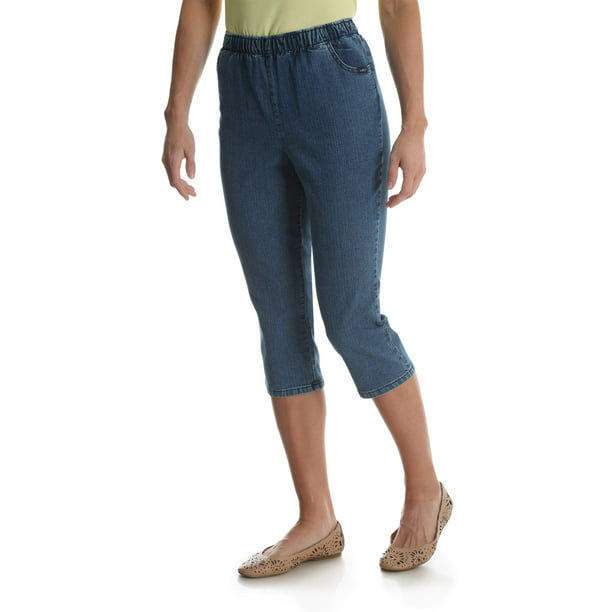 Chic - Women's Pull-On Utility Capri Pants - Walmart.com - Walmart.com