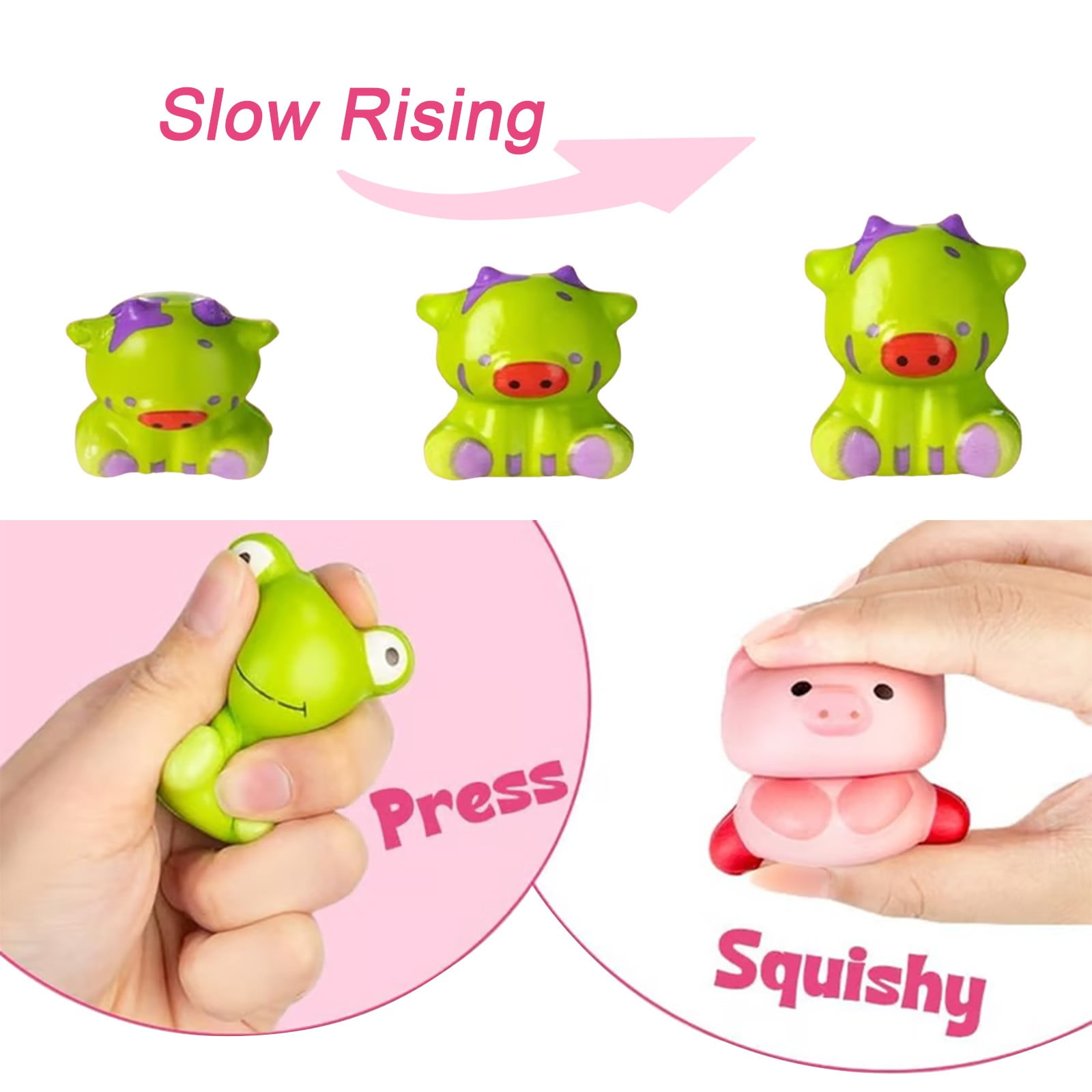 Wonitaaizi 24 Pack Easter Egg Filled Slow Rising Squishy toys, Colorful Squishy Easter Egg Fillers Bulks for Kids toddlers Teens Boys Girls Easter Basket Stuffers Easter Party Favor