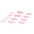 thumbnail image 2 of 7 Pairs Silicone Eyelash Curlers, Different Sizes, Reusable, Beauty Salon, Pink, 2 of 4