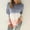Blue, variant on AOOCHASLIY Tops Valentine's Day Women Plus Size Tie- Printed Gradient Pullover Long Sleeve Sweatshirt