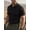Black, variant on Men's Breathable Tactical Polo Shirt Short Sleeve Pocket Tops Durable Tees Everyday Activity Clothing Gray M