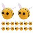 thumbnail image 1 of 50 Uds. De fieltro de lana, artesanías de abejas multiusos, decoraciones de abejas DIY, accesorios de disfraces, 1 of 6
