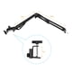 thumbnail image 3 of Soporte Soporte de metal ajustable Soporte de brazo de tijera con suspensión + Soporte para teléfono + Adaptador de cabeza esférica para YouTube Red de grabación de video en vivo Transmisión en línea Abanopi Soporte, 3 of 7