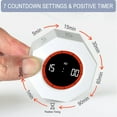 thumbnail image 2 of Digital Productivity Timer, Rotating Pomodoro Timer with 1-3-5-15-30-60-90 Min Countdown, for Study Office Kitchen Desk, 2 of 7