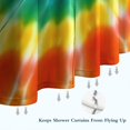 thumbnail image 6 of Rainbow Tie Dye Mandala Pattern Shower Curtain 84"x72" ,Bathroom Decorative Shower Curtains Set with 12 Hooks,Modern Waterproof Washable Shower Curtain, 6 of 6