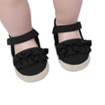 thumbnail image 4 of NOKIO Baby Girl First Walking Shoes Summer Toddler Flat Sandals, Ruffles Design Water-Friendly Lightweight Breathable Comfortable Non-Slip Pool Beach Footwear, 4 of 9