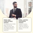 thumbnail image 4 of Perfume para hombre Radiant Pride Perfume Natural y Fresco, Fragancia Discreta y Ligera, Fragancia Duradera para Hombre 30ml (Compra 2 y ahorra 10%), 4 of 6