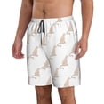 thumbnail image 2 of Naloa Leopard Print Men's Beach Shorts, Surfing shorts, Swim trunks, Quick Dry Swim Trunks for Surfing Beach Fun - Large, 2 of 9