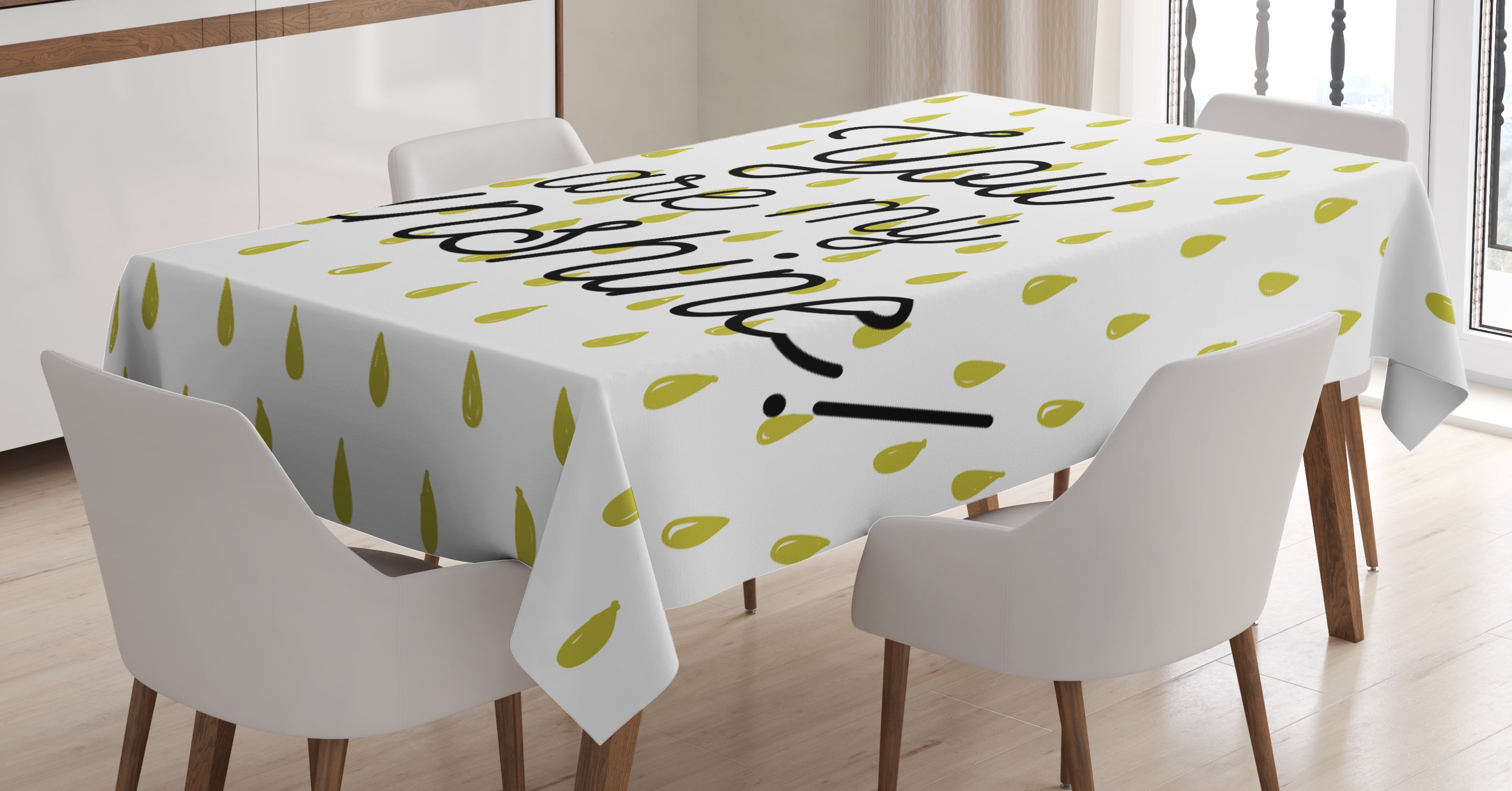 quotes decor tablecloth motivational sunshine quote print with