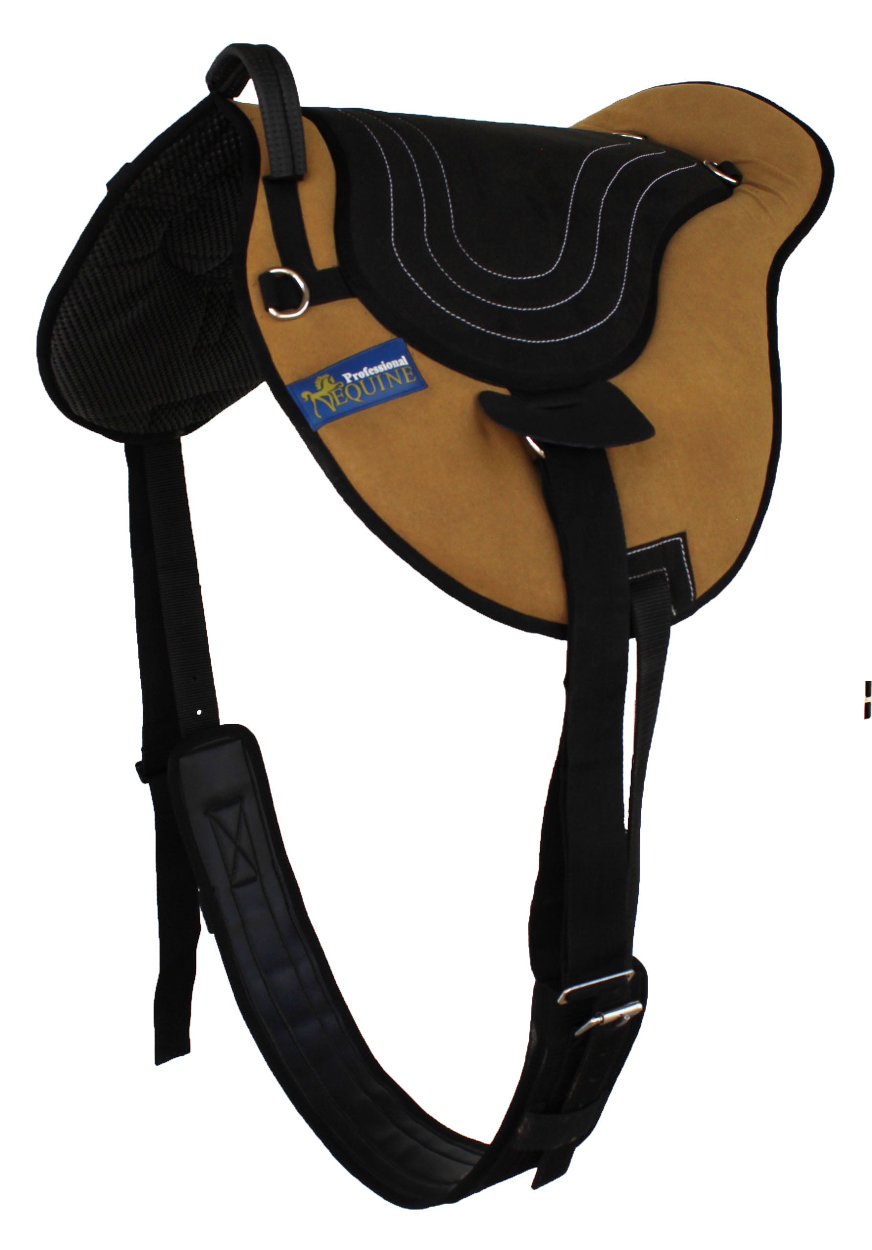 Horse Western Neoprene Padded Bareback Pad w/ Cinch Tan 39192TN