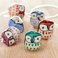 thumbnail image 2 of Bead Landing Multicolor Ceramic Owl Beads, 15mm, 12 Pack, 2 of 3