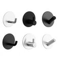 thumbnail image 2 of ZHAOCHENG Ganchos de pared adhesivos-5xacero inoxidable-Toallero sin agujeros en zonas húmedas-Ganchos de pared+almohadillas adhesivas 3M, 2 of 5
