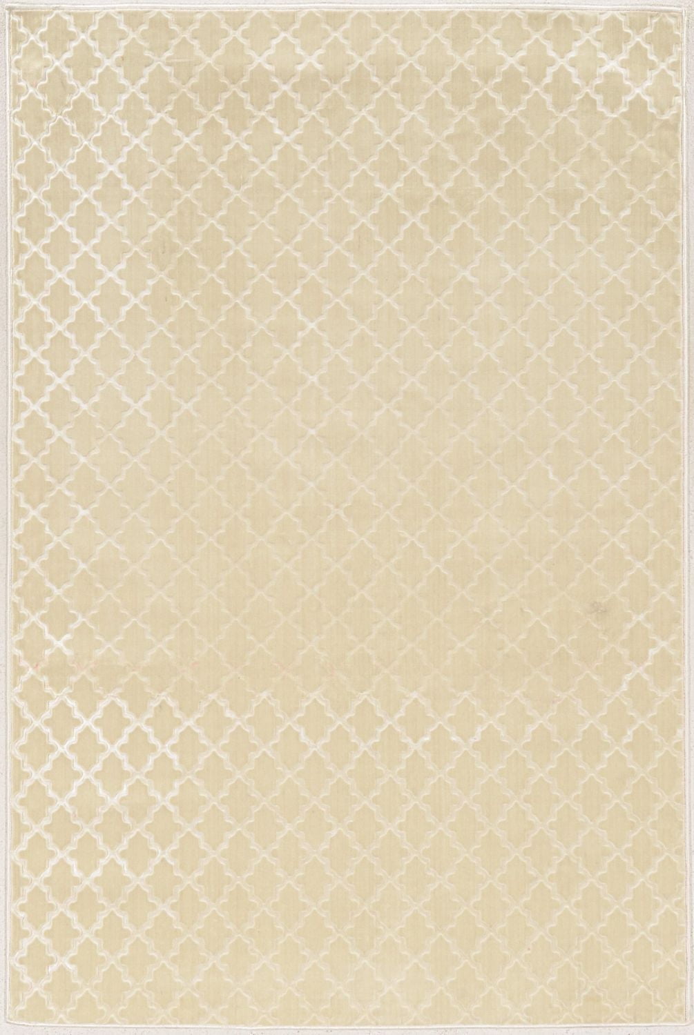 Evolution Trellis 5 ft. x 7 ft. 6 in. Area Rug, Ivory