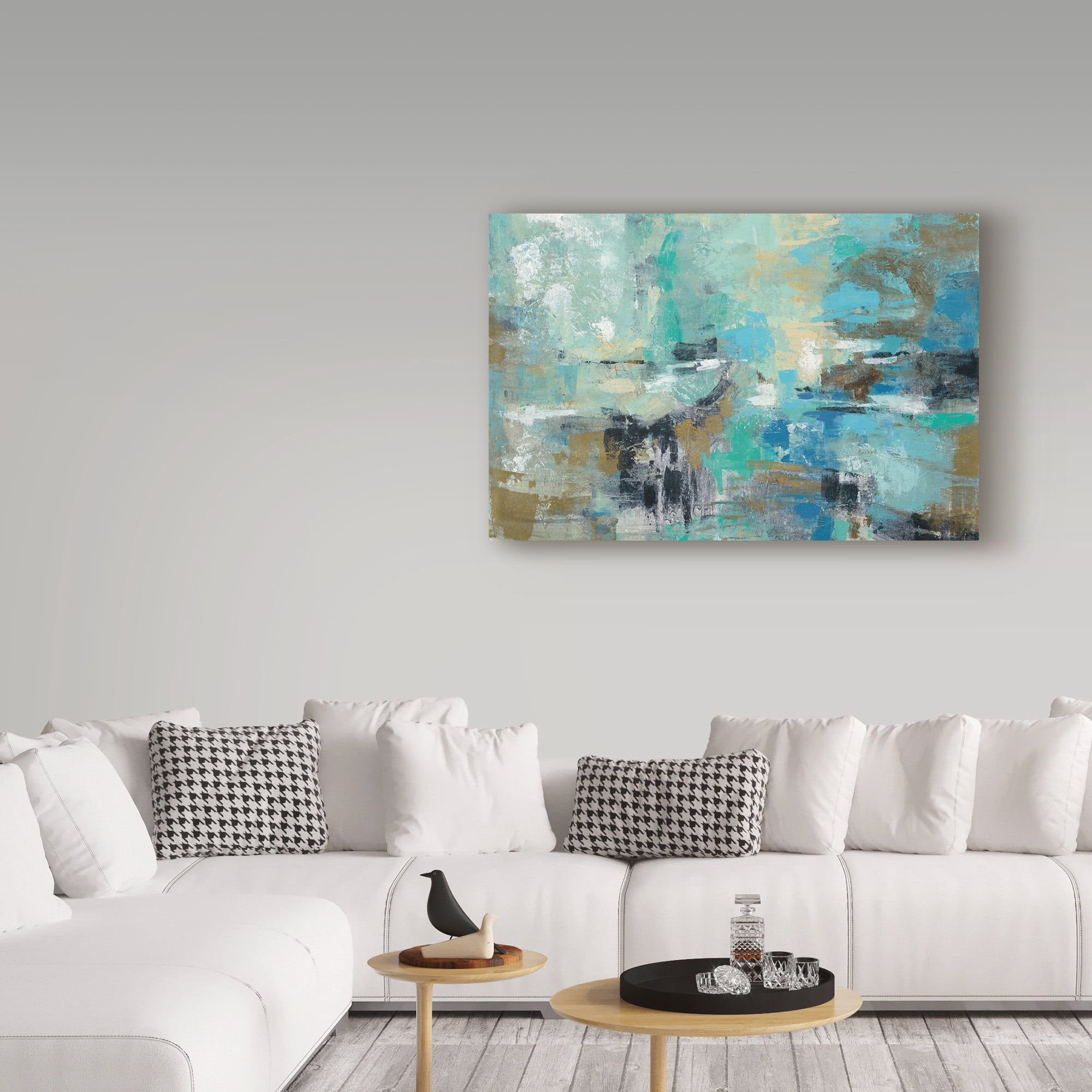 Trademark Fine Art 'Fjord Reflections Crop' Canvas Art by Silvia Vassileva