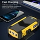 thumbnail image 3 of Arrancador de Batería Para Automóvil de 1000 A, Tecnología QDSP, Carga Rápida para Teléfono de 18 W, 4 Salidas USB, Motor de Gasolina de 7 L, Motor Diésel de 5,5, 3 of 7