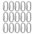 thumbnail image 1 of BESTYASH 20Ud Gancho Mosquetón Resistente En Plata Ideal Para Industrial Y Camping, 1 of 7