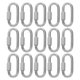 thumbnail image 1 of BESTYASH 20Ud Gancho Mosquetón Resistente En Plata Ideal Para Industrial Y Camping, 1 of 7