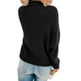 thumbnail image 2 of Bat Sleeve Women Casual Loose Knit Sweater Winter Lady Pullover, 2 of 2