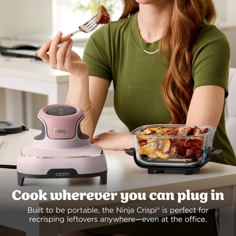 Ninja Crispi 3-in-1 Glass Air Fryer, 4-Qt & 5-Cup Glass Containers