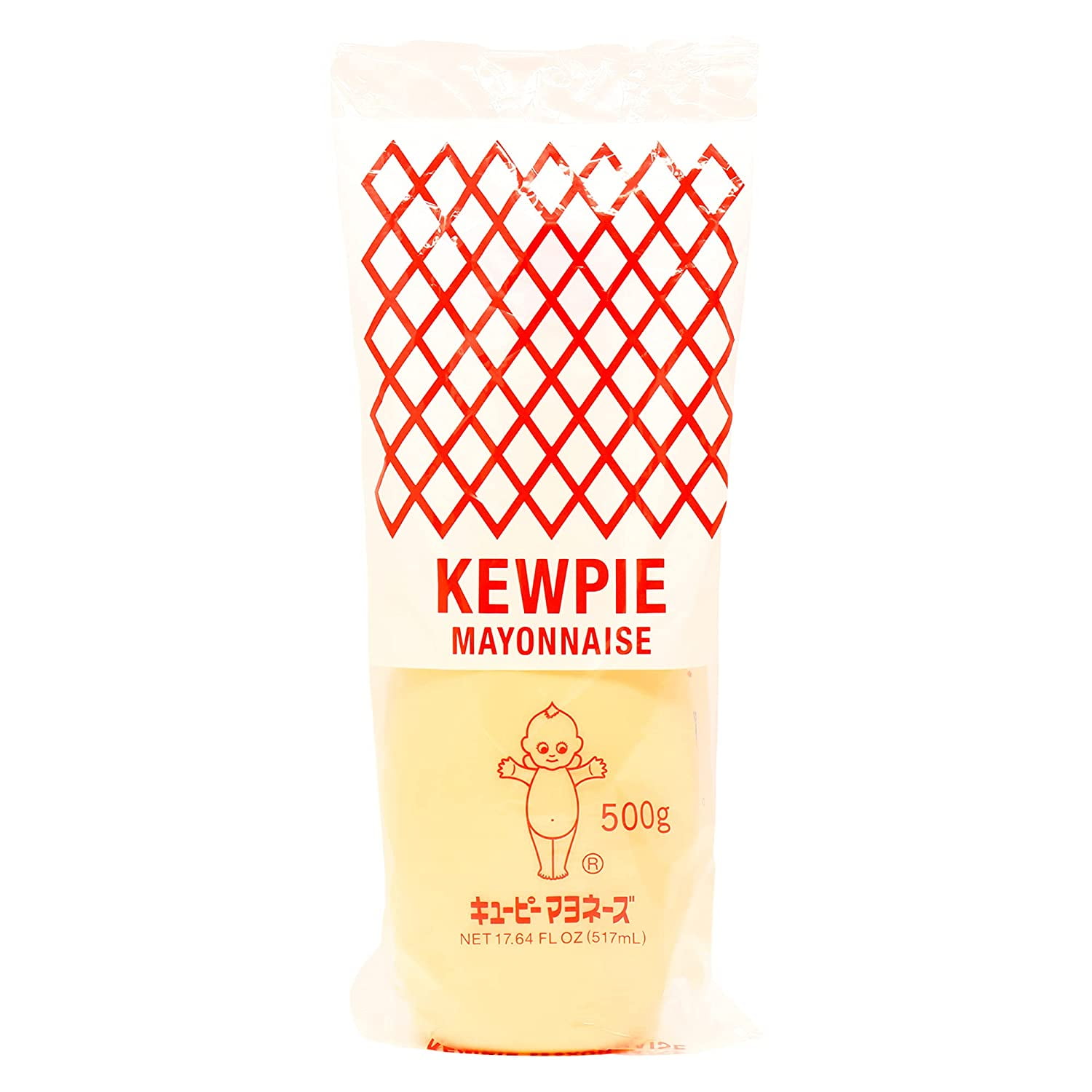 NineChef Bundle - Japanese Kewpie Mayonnaise 17.64 oz (Pack of 6) Plus One NineChef Brand Long Handle Coffee Spoon
