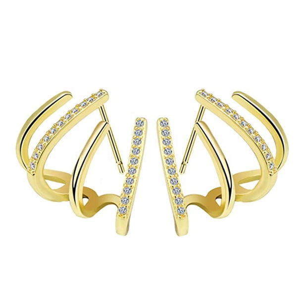 1 par de clavos en forma de oreja tachuelas de la moda PENDIENTES PENDIENTES CHIC PENDIENTES APARTOS ACCESORIO
