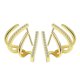 thumbnail image 1 of 1 par de clavos en forma de oreja tachuelas de la moda PENDIENTES PENDIENTES CHIC PENDIENTES APARTOS ACCESORIO, 1 of 5