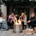 thumbnail image 3 of Solo Stove Bonfire 2.0 with Stand, Smokeless Fire Pit | Wood Burning Fireplaces W/ Removable Ash Pan, Portable Outdoor Firepit - for Camping, Stainless Steel, H: 16.75 in x Dia: 19.5 in, 25.1 lbs, 3 of 6