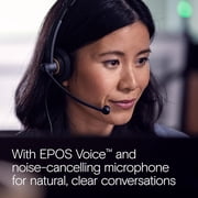 EPOS IMPACT SC 60 USB ML Wired Stereo UC Headset for PC, Black