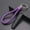 purple, variant on Creative Hand Woven DIY Leather Strap Car Key Clip ​ Car Key Holder Lanyard Keyring Phone Number Keychain PURPLE