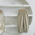thumbnail image 2 of Timegard Girls Clothes Toddler Baggy Pants Lightweight Solid Color Summer Casual Athletic Trousers, 2 of 3