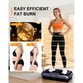 thumbnail image 6 of Rionrun 150W Vibrating Plate Exercise Machine，300 lbs Capacity Shake Board with Bluetooth, LED Display, Remote Control, Entertainment activities, Silver, 6 of 8