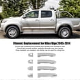 thumbnail image 5 of 8 Pieces Chrome Exterior Door Handle Cover Trim Sticker Replacement for Hilux Vigo 2005?2014, 5 of 5