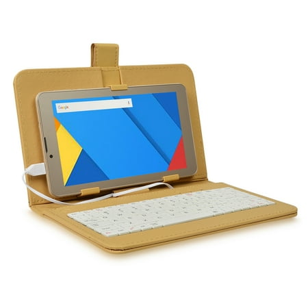 Maxwest Nitro 7" Unlocked Dual SIM Android Phone Tablet Quad Core 8GB - Gold