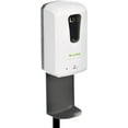 thumbnail image 3 of Alpine Industries 1200 ml. Automatic Liquid Hand Sanitizer Soap Dispenser in White with Floor Stand (2-Pack), 3 of 4