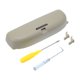 thumbnail image 1 of Estuche para gafas de sol de automóvil Unique Bargains para Mercedes-Benz Clase C 2008-2015, soporte para gafas de sol, caja de almacenamiento de tela de ABS beige, 1 juego, 1 of 1