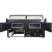 71 Black Refrigerated Sandwich & Deli Display Case, 34 Cu.Ft. Commercial Display, Refrigerator, NSF Certified
