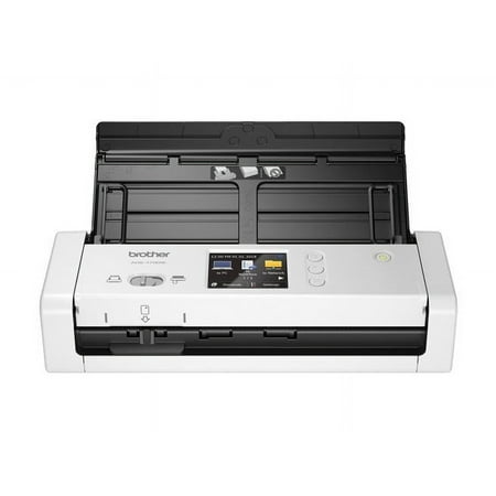 Brother - ADS-1700W Wireless Desktop Document Scanner with Touchscreen LCD - White