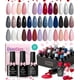thumbnail image 1 of Beetles 23Pcs Gel Nail Polish Set with 3Pcs Base Matte Glossy Top Coat, Nude Gray Pink Blue Burgundy, 1 of 7