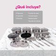 thumbnail image 4 of Bateria de Cocina Sofia Inox Acero Inoxidable 21 piezas, 4 of 7