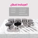 thumbnail image 4 of Bateria de Cocina Sofia Inox Acero Inoxidable 21 piezas, 4 of 7