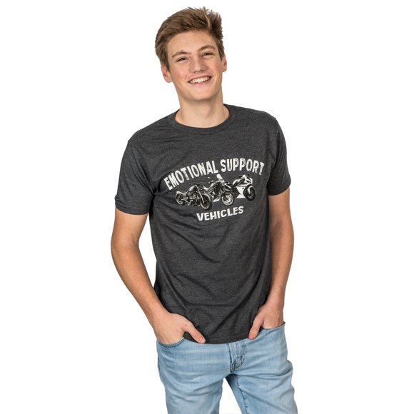 OptiMATE T-Shirt de Soutien Émotionnel pour Véhicule, 2TG (TTG) Charbon Chiné