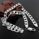 thumbnail image 3 of 925 Sterling Silver Necklace For Men's 20 Inches/8mm, 3 of 5